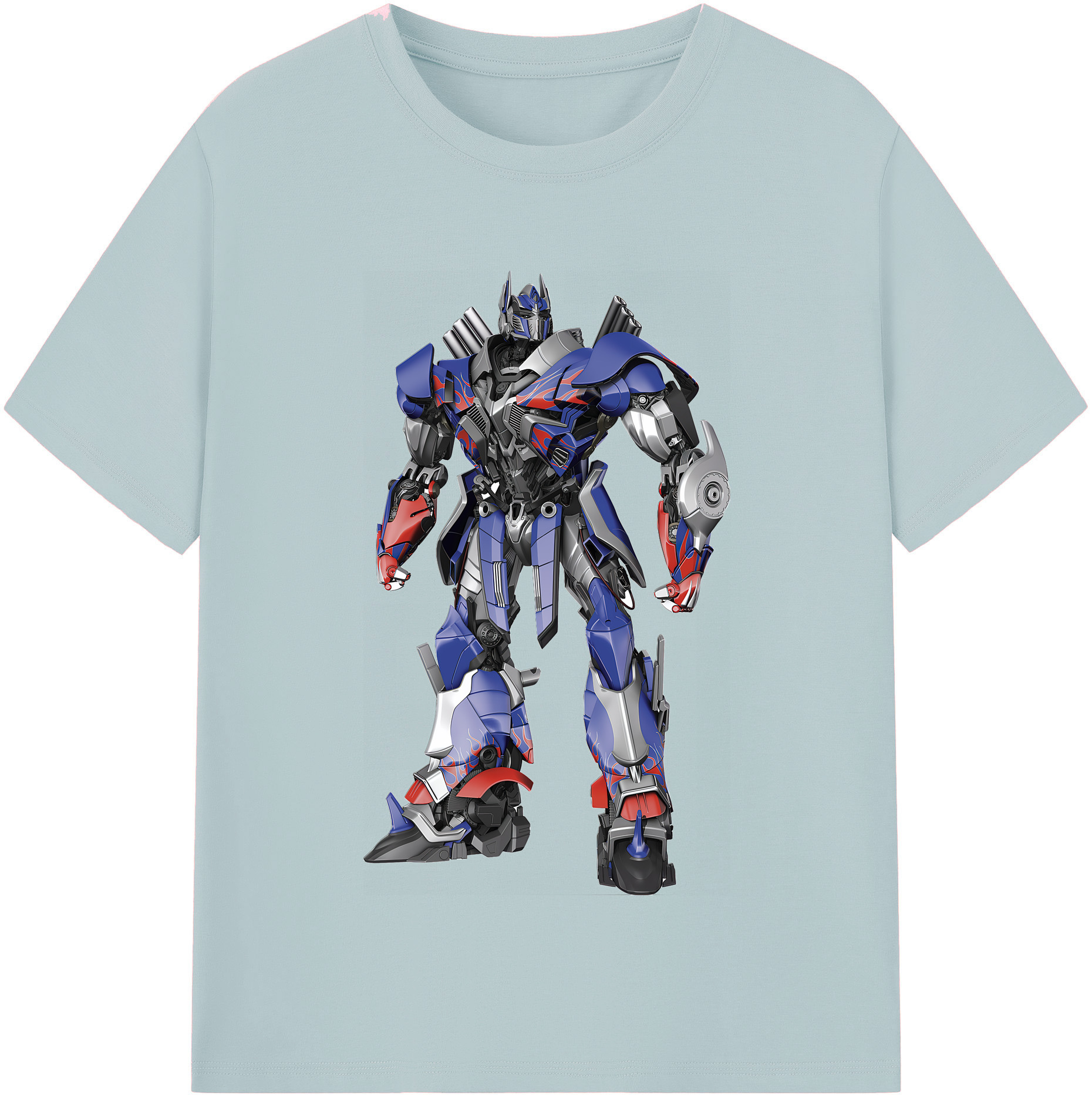 （画像用） Transformers トランスフォーマー 綿100％半袖Tシャツ（フロントプリント）